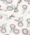 Pijama de terciopelo con tractores para bebé blanco MARSHMALLOW/blanco MULTICO