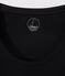 Camiseta de canalé ligero de mujer negro NOIR