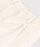 Pantalón de tejido vaquero para bebé gris ECRU