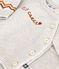 Conjunto de 2 piezas de punto tricotado con estampado "P'tit Cœur" para bebé beige MONTELIMAR/blanco MULTICO