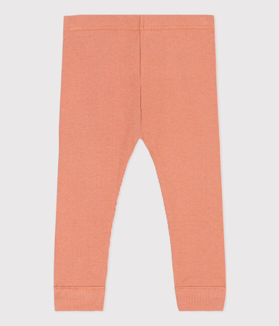 Leggings de algodón para bebé rosa SIENNA