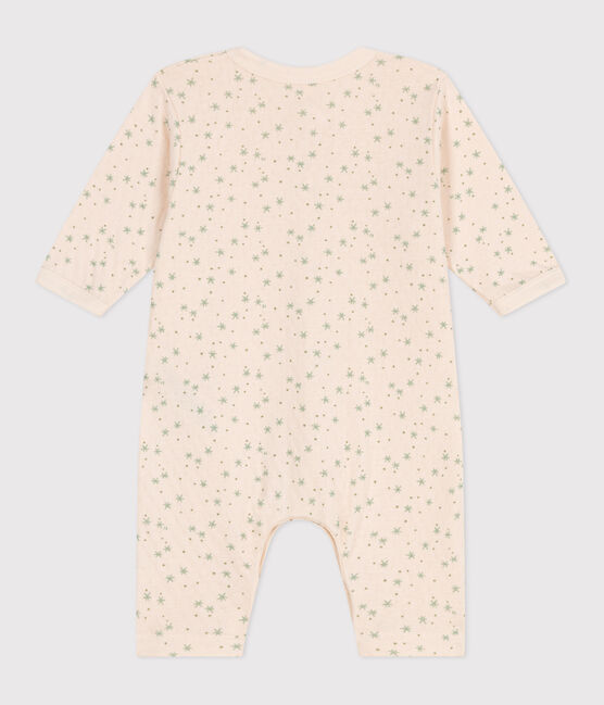 Pelele de algodón con estampado de estrellitas para bebé blanco AVALANCHE/ MULTICO