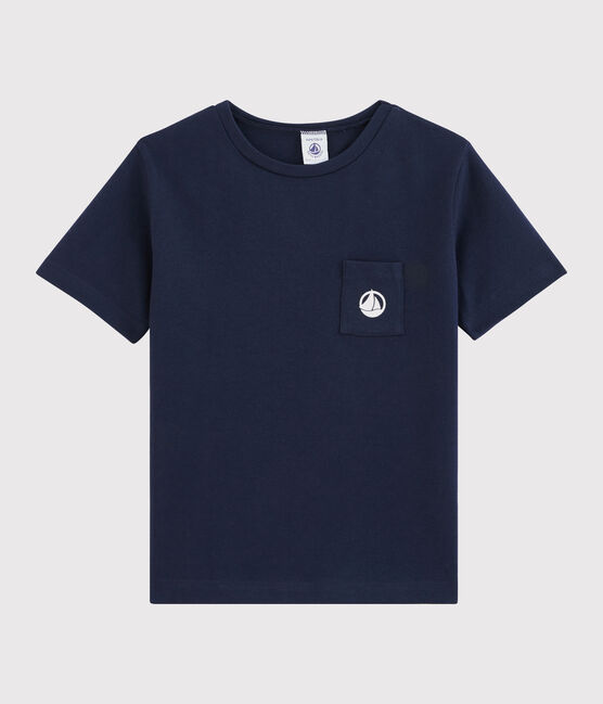 Camiseta de niño azul SMOKING