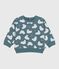 Sudadera de algodón con estampado de oso para bebé gris GOBELIN/ MULTICO