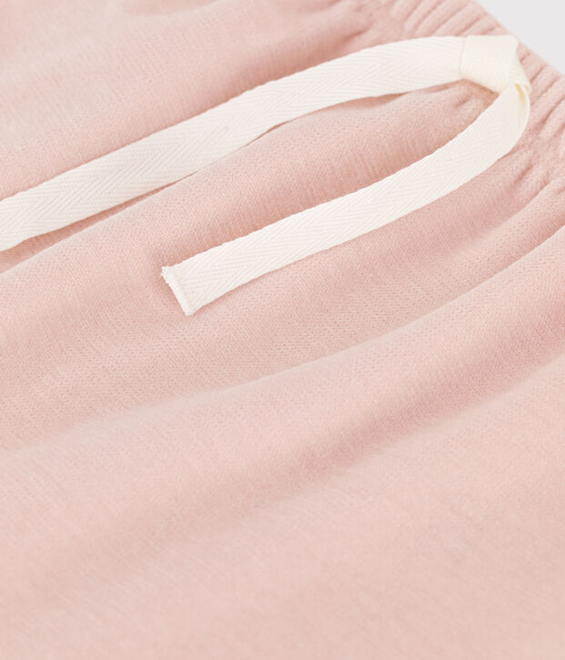 Pantal&oacute;n de terciopelo de algod&oacute;n de beb&eacute; rosa