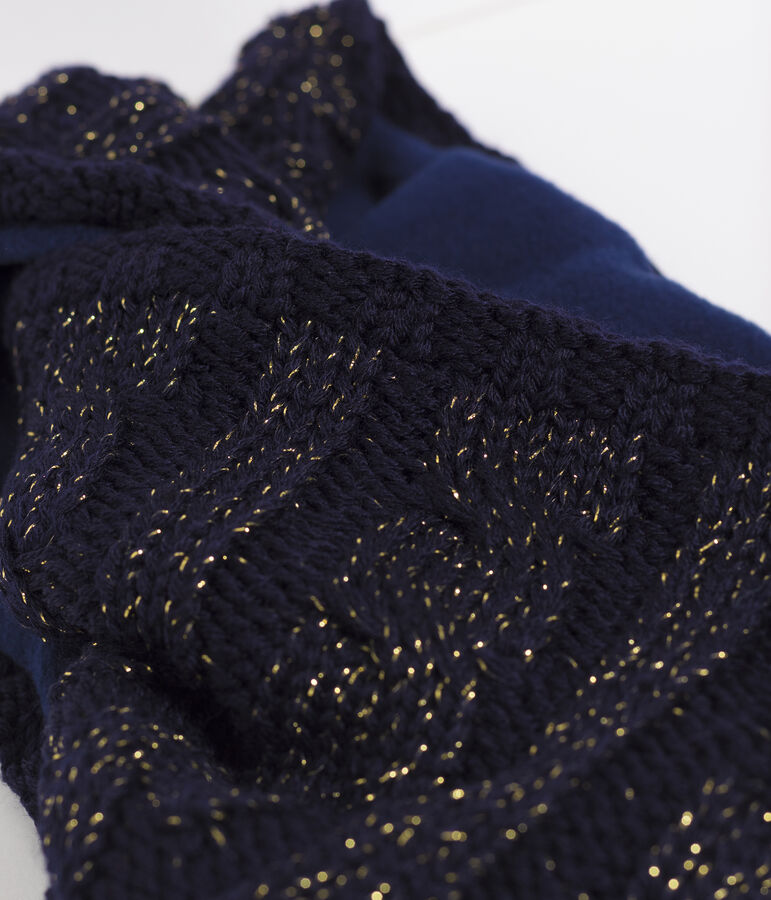 Cuello infantil para ni&ntilde;a azul/amarillo