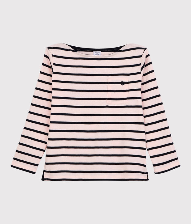 Camiseta de algod&oacute;n de ni&ntilde;a/ni&ntilde;o rosa