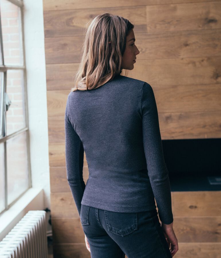 Camiseta interior para mujer gris