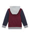 Sudadera para niño en muletón sherpa rojo OGRE/blanco MULTICO