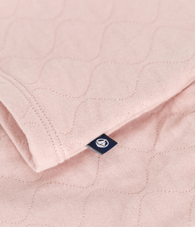 Conjunto de dos piezas para beb&eacute; de t&uacute;bico acolchado rosa