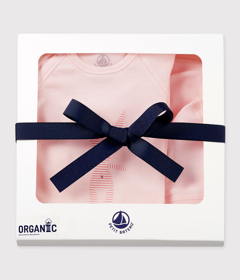 Estuche de regalo de nacimiento de punto para beb&eacute; multicolor