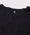 Camiseta de manga corta con cuello de pico para hombre negro NOIR