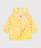 Cortavientos de poliéster anti-UV con estampado de tiburón para bebé amarillo ORGE/blanco MARSHMALLOW