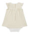 Vestido body de rayas bebé niña blanco MARSHMALLOW/amarillo DORE