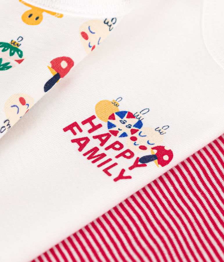 Juego de 3 bodis de algod&oacute;n de manga larga de Navidad para beb&eacute; variante 1