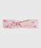 Diadema de popelina con estampado de flores para bebé rosa JOLI/blanco MULTICO