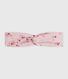 Diadema de popelina con estampado de flores para bebé