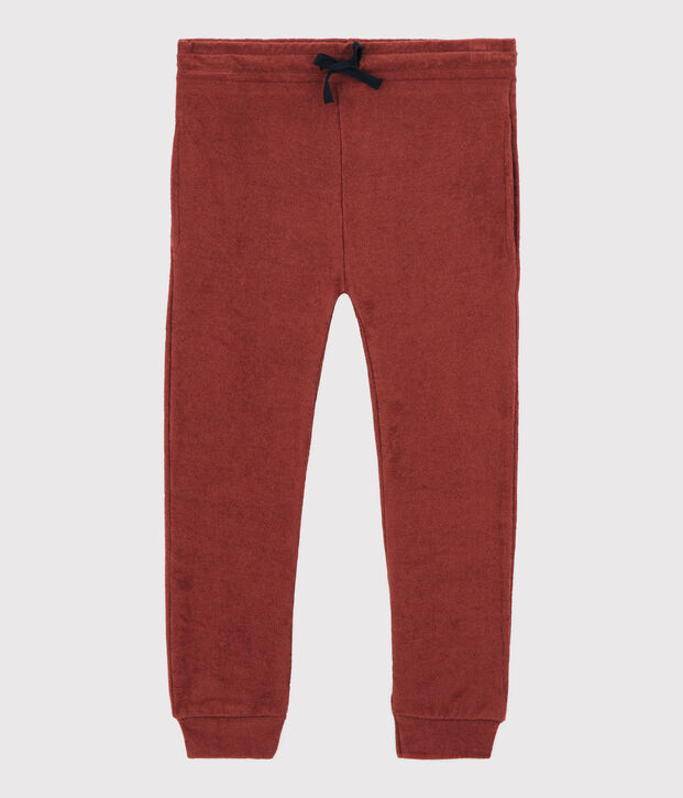 Pantal&oacute;n de rizo de ni&ntilde;a marron