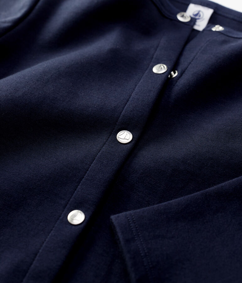 C&aacute;rdigan de algod&oacute;n de ni&ntilde;a azul