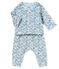 Conjunto de tres piezas para bebé niño de punto blanco MARSHMALLOW/blanco MULTICO