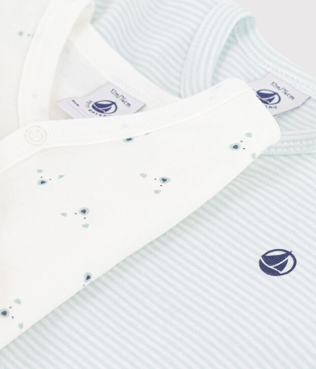 Juego de pijamas de algod&oacute;n estampado para beb&eacute; multicolor