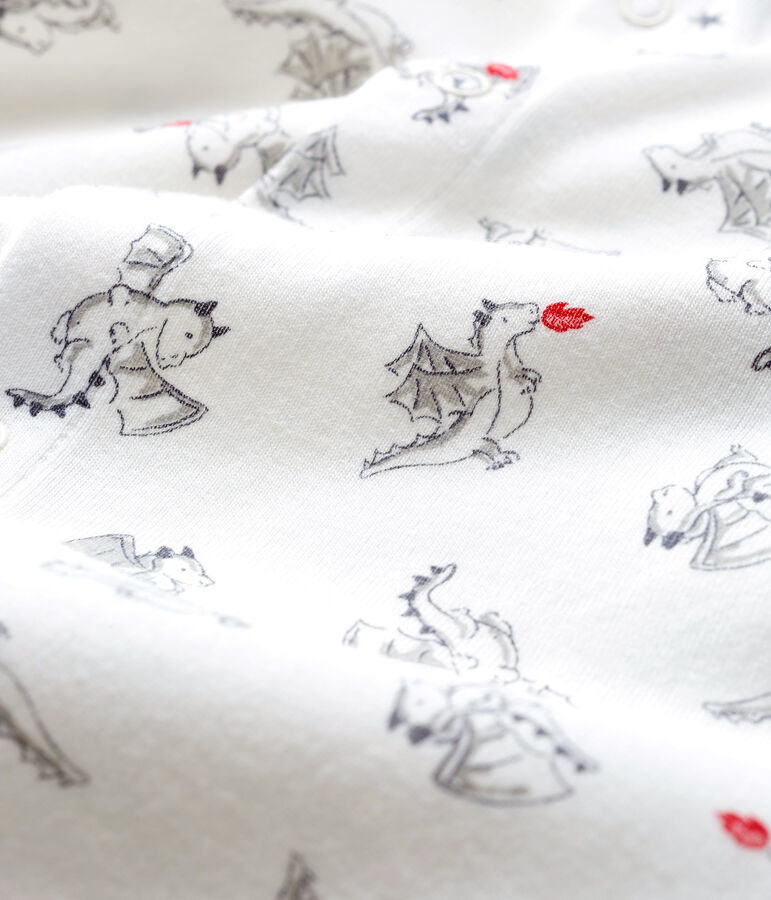 Pijama sin pies de punto para beb&eacute; ni&ntilde;o blanco/multicolor