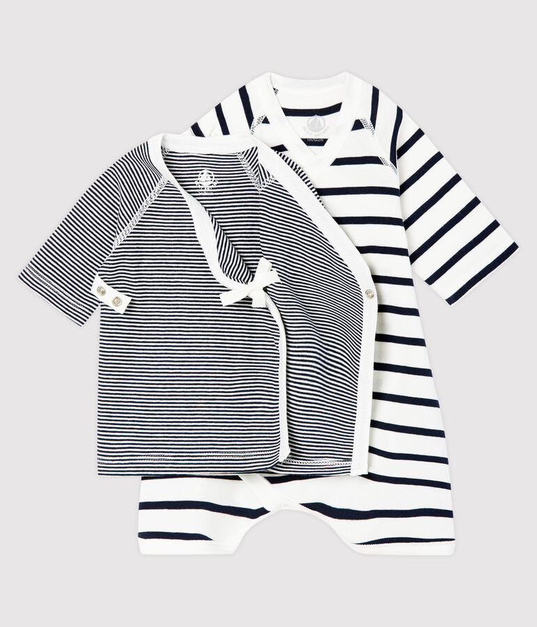 Juego de body kimono y camiseta de punto para beb&eacute; variante 1
