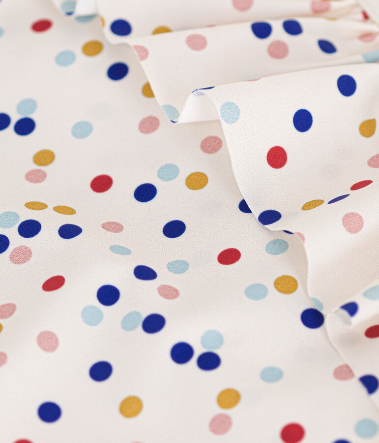 Ba&ntilde;ador estampado para ni&ntilde;a blanco/multicolor