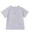 Camiseta serigrafiada para bebé niño gris POUSSIERE CHINE