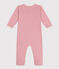 Pijama de algodón liso para bebé rosa CHARME