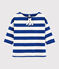 Camiseta de mujer azul SURF/blanco MARSHMALLOW