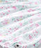Pelele corto con bordado estampado para bebé niña blanco ECUME/rosa ROSE/ MULTICO