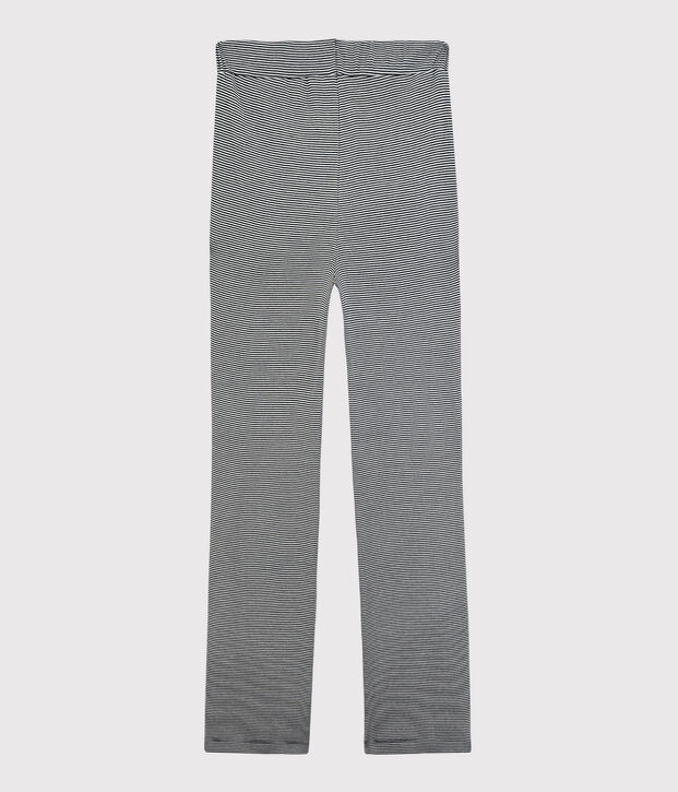 Pantal&oacute;n de algod&oacute;n ORG&Aacute;NICO de mujer azul/blanco