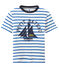 Camiseta a rayas blanco MARSHMALLOW/azul PERSE