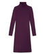 Robe femme rayée à col roulé en coton ultra light