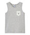 Camiseta sin mangas con bolsillo en el pecho para niño gris BELUGA CHINE