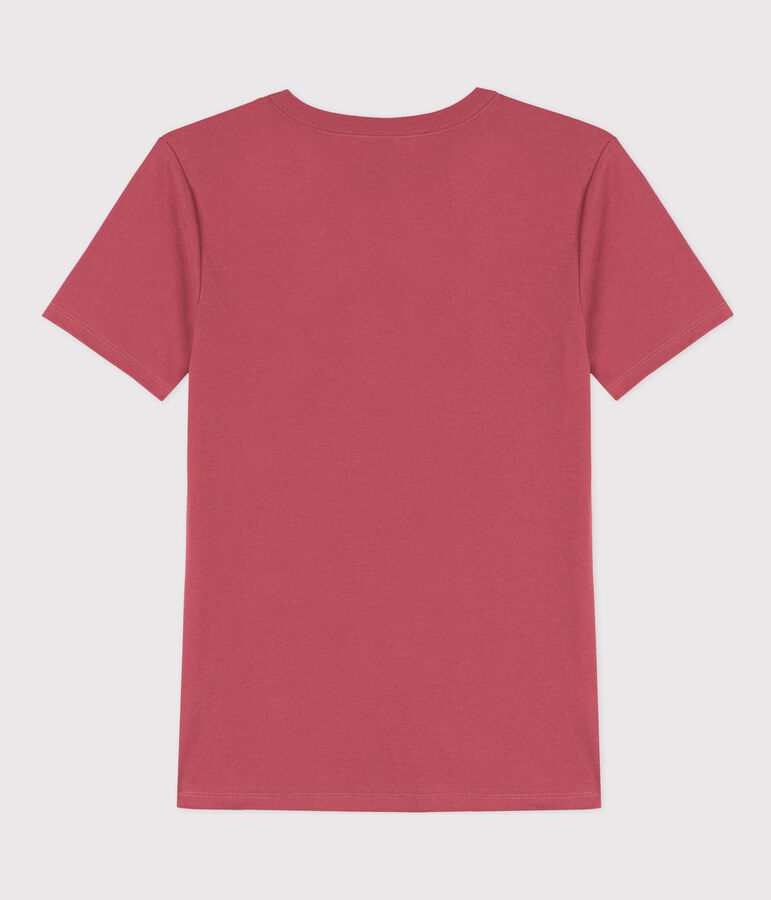Camiseta L'ICONIQUE de algod&oacute;n con cuello redondo para mujer rosa