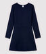 Vestido de tejido tubular acolchado de mujer