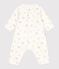 Bodyjama sin pies de algod&oacute;n con estampado de flores para beb&eacute; blanco MARSHMALLOW/blanco MULTICO