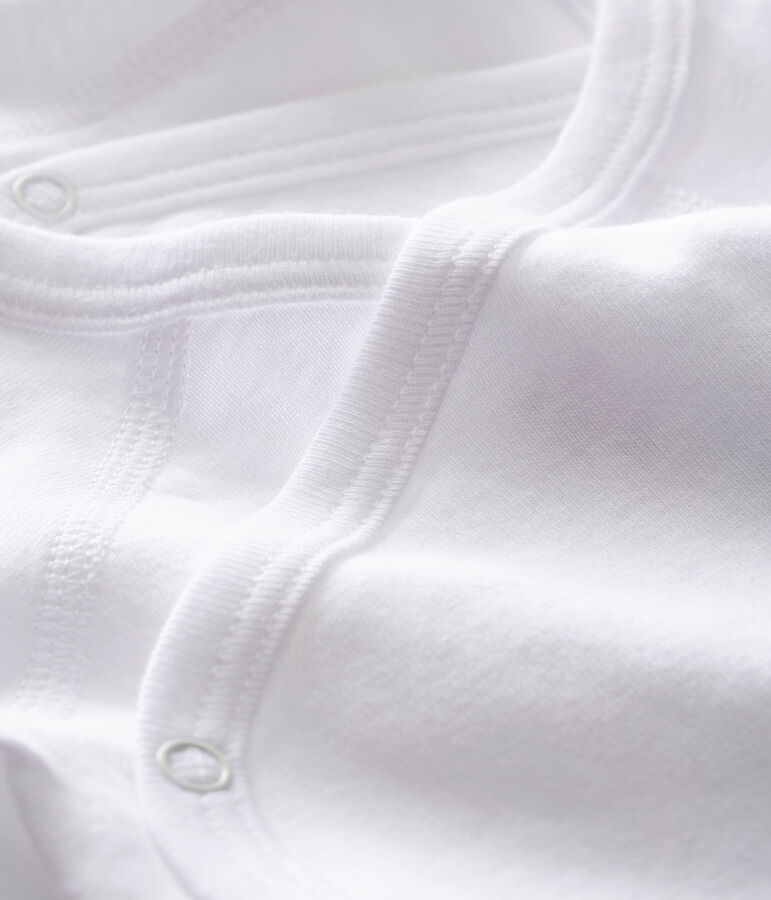 Lote de 2 bodies unisex lisos de manga corta para reci&eacute;n nacido variante 1