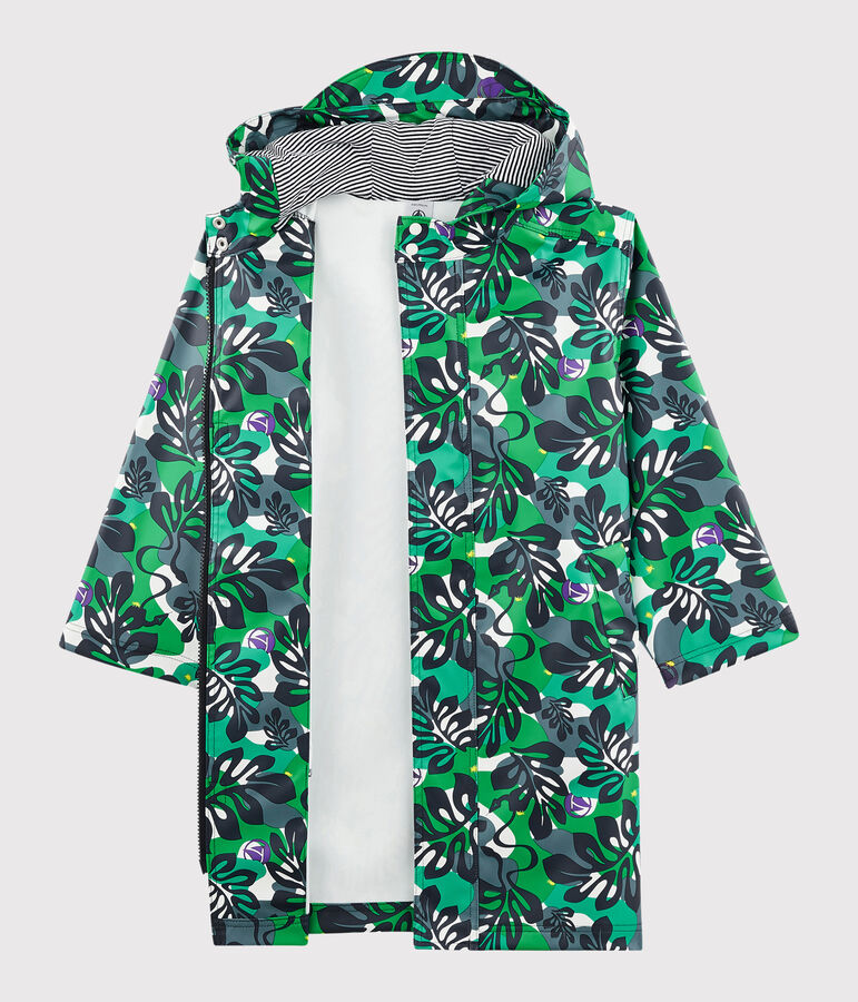 Chubasquero infantil para ni&ntilde;o blanco/multicolor