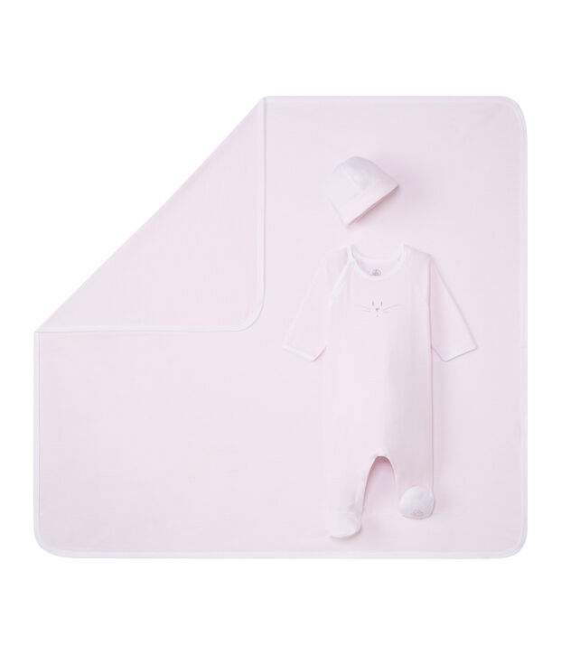 Lote de beb&eacute; mixto en punto 1x1 multicolor