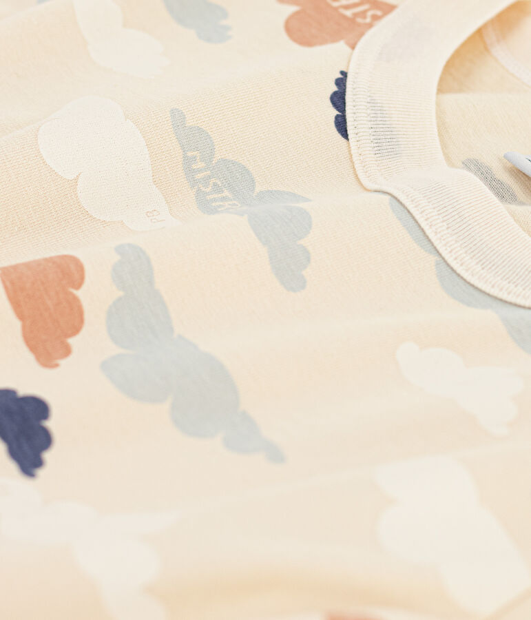 Camiseta de manga corta estampada para ni&ntilde;o/ni&ntilde;a crudo/multicolor