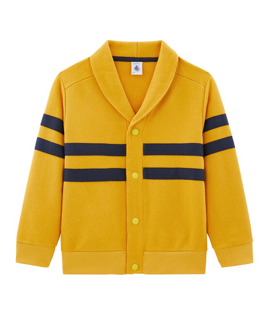 Cárdigan de niño amarillo BOUDOR