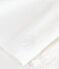 Blusa de popelina de algodón de manga larga con cuello y bordado blanco ECUME