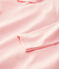 Prenda de cuello de cisne de algodón de niña/niño rosa MINOIS