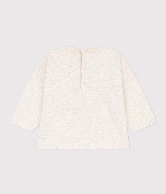 Camiseta de manga larga de jersey para bebé beige MONTELIMAR CHINE