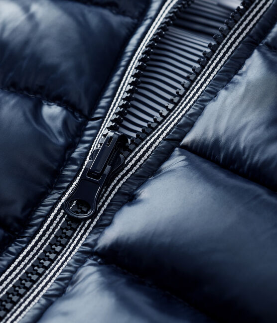 Chaqueta alcolchada reversible para bebé azul SMOKING