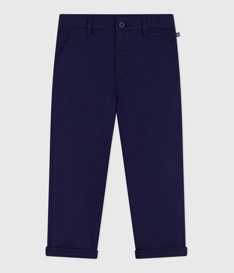 Pantal&oacute;n infantil de algod&oacute;n azul