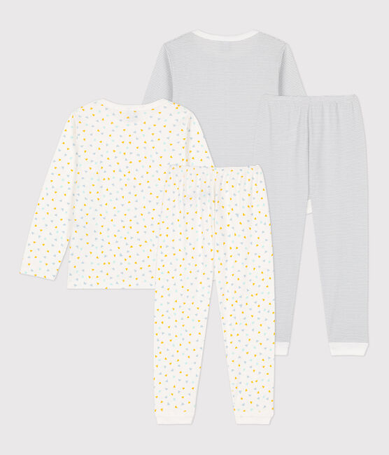 Juego de 2 pijamas de algodón milrayas para niño variante 1